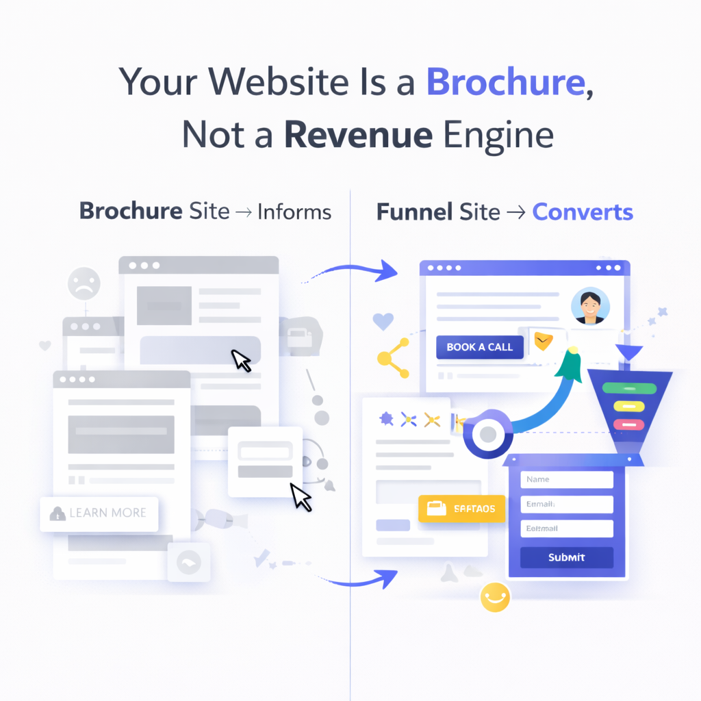 From Brochure Site to Revenue Engine: Rethinking Website Development in 2025–2026