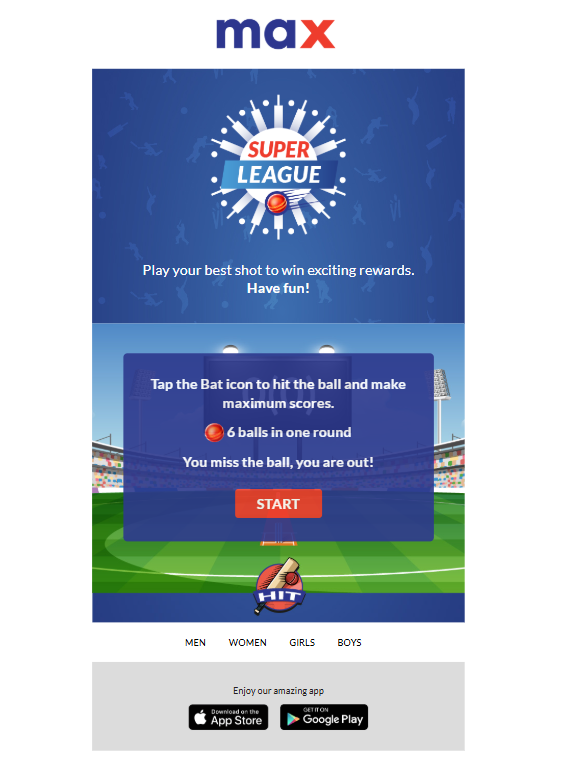 Max Fashion IPL Campaign